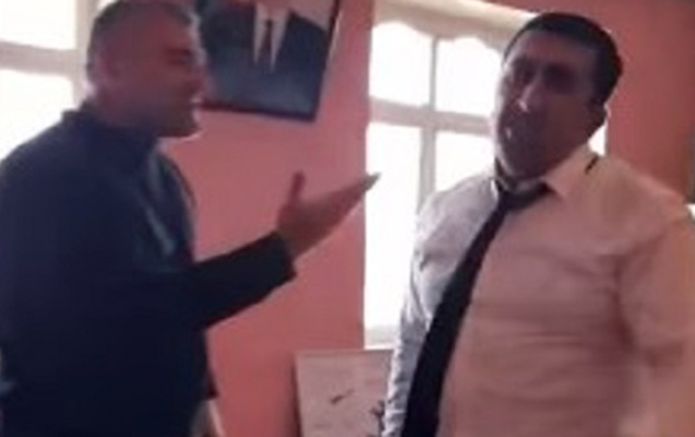 Məktəbdə direktorla müəllim arasında insident