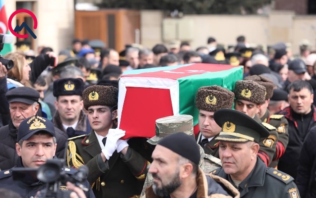 Şəhidimiz dəfn olundu