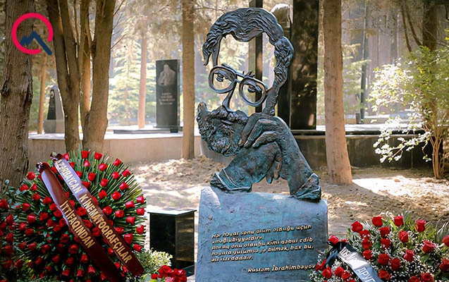İbrahimbəyovun qəbirüstü abidəsi açıldı