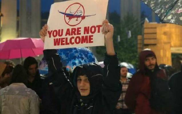 Tbilisidəki aksiyadan