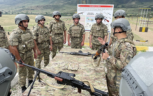 Hərbi vəzifəlilərin təlimindən