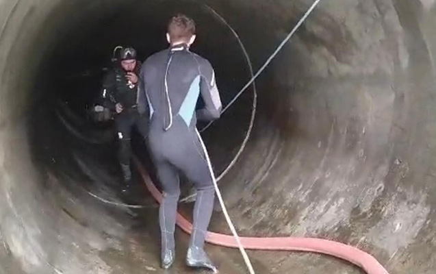 Su kanalında batan 10 yaşlı uşağın meyiti çıxarıldı