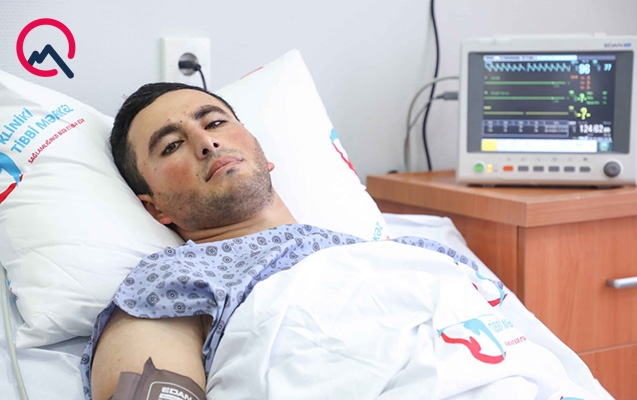 Laçında yaralanan hərbçimiz əməliyyat olundu