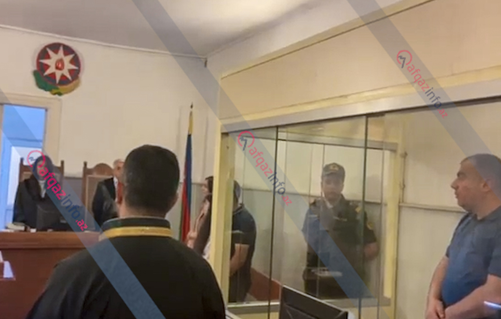 Rəşad Dağlının məhkəmədən görüntüləri