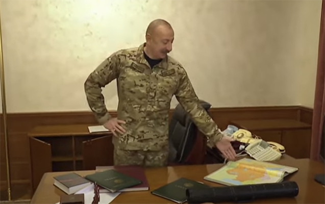 Prezident “xəritə”ni görüb maraqlı reaksiya verdi