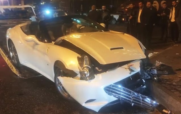 Bakıda qəzaya uğrayan “Ferrari”nin sahibi kimdir?