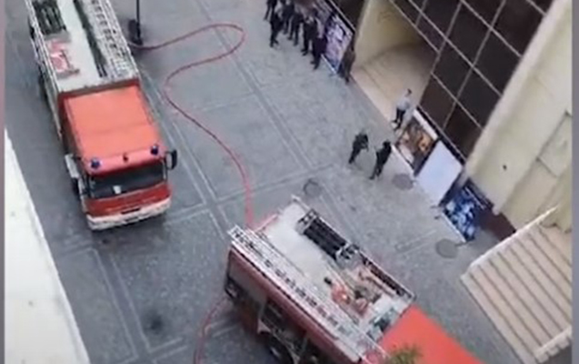 Bakıda obyekt yanır