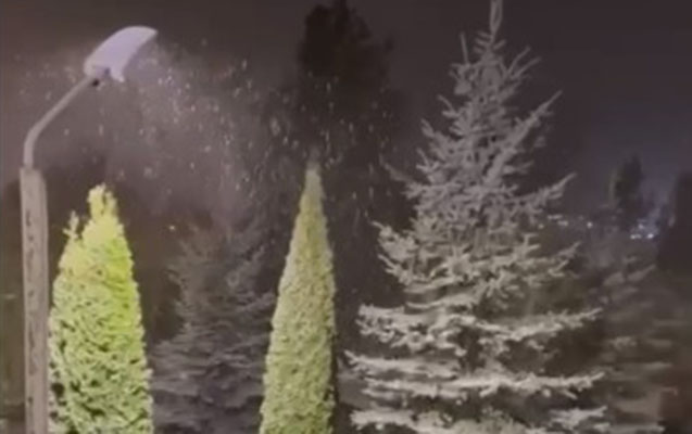 Şuşaya qar yağdı