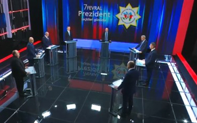 Prezidentliyə namizədlərin ilk debatı