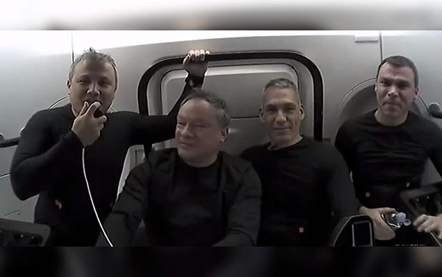 Kosmosdan Atatürkün məşhur şüarı ilə mesaj verdi