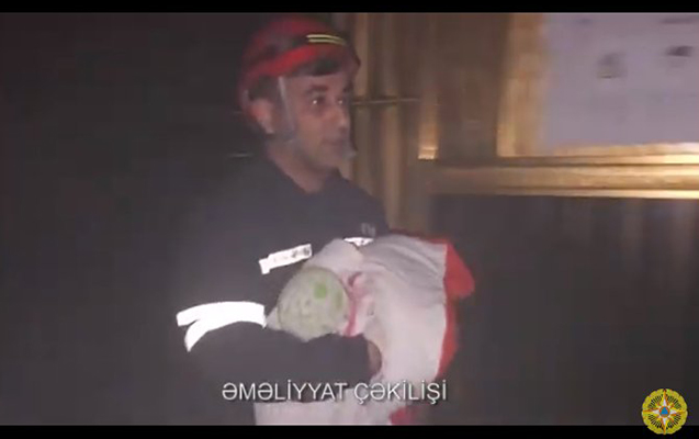 Bakıda hoteldə yanğın