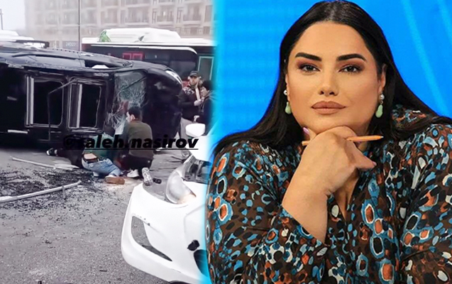 Aytən Səfərova ağır qəzaya düşdü