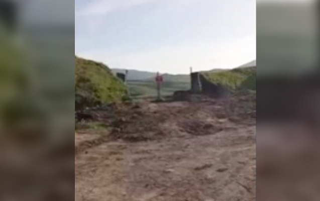 Aşağı Əskipara kəndinə gedən yol açıldı