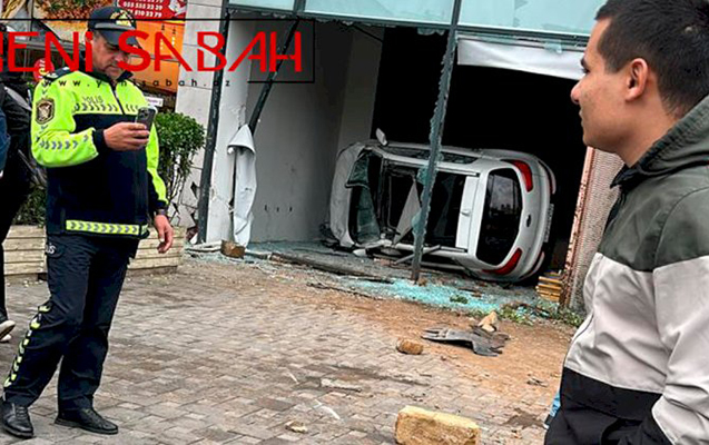 Bakının mərkəzində qəribə yol qəzası