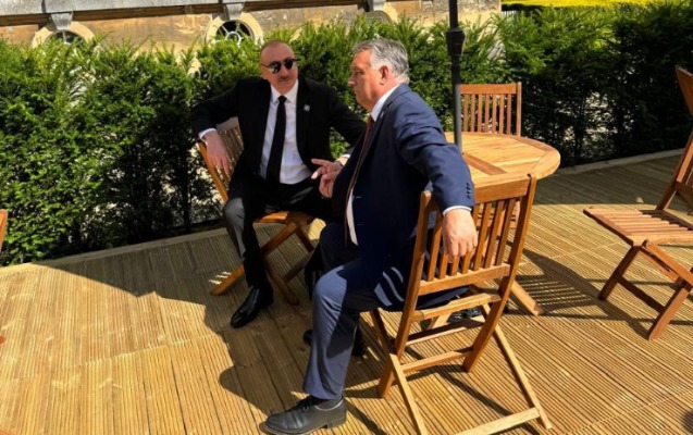 İlham Əliyev Viktor Orbanla fikir mübadiləsi aparıb