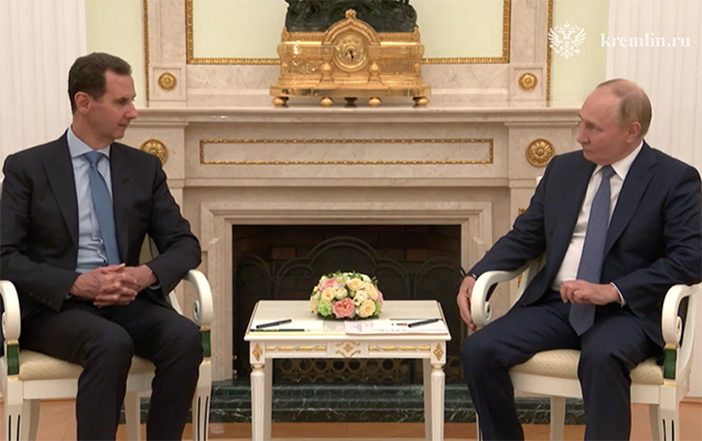 Putin Bəşər Əsədlə görüşdü