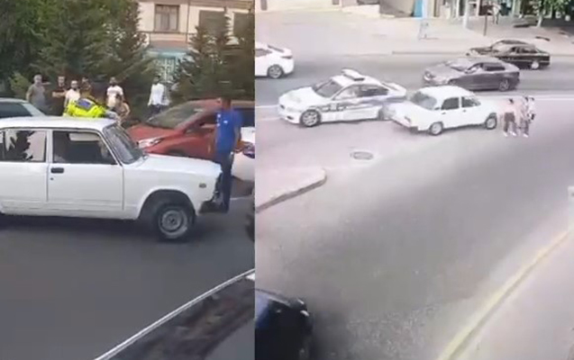 “Saxla” əmrinə tabe olmayan sürücü həbs edildi