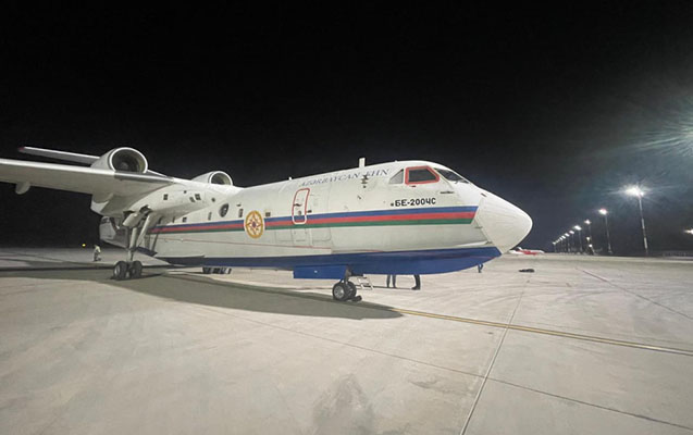 Prezidentin tapşırığı ilə göndərilən təyyarə Türkiyəyə çatdı