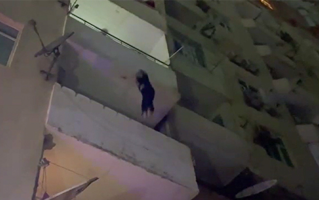 Xırdalanda intihar etmək istəyən qadın belə xilas edildi