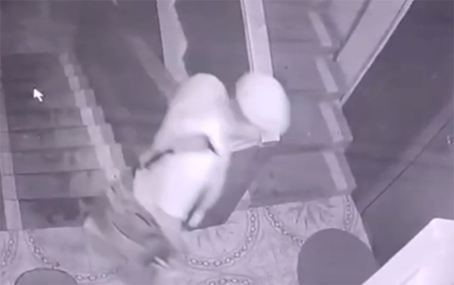 Bakıda evə basqın edənlərin yeni görüntüləri