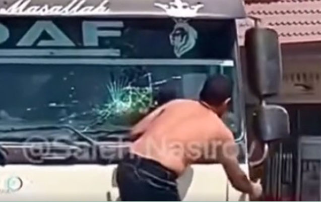 Yük maşınının üstünə çıxan şəxslə bağlı DİN-dən açıqlama