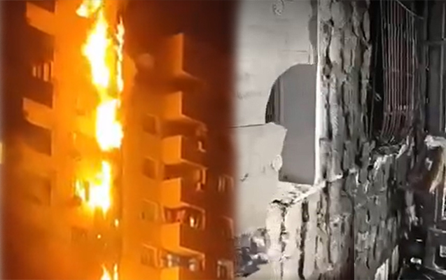 Həmin binadakı yanğının səbəbi tezalışan üzlüyüdür?