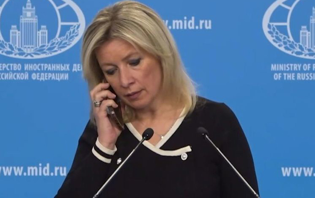 Xəbərdarlıq zəngi Zaxarovanın brifinqini kəsdi