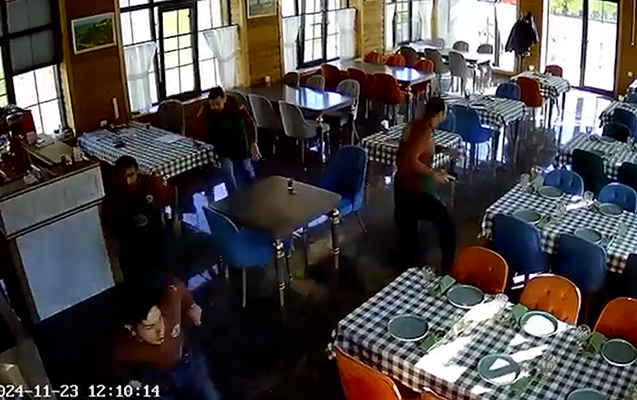 Laçında zəlzələ anı