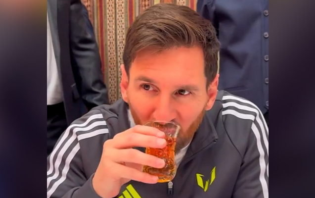 Messi Bakı səfərindən video paylaşdı