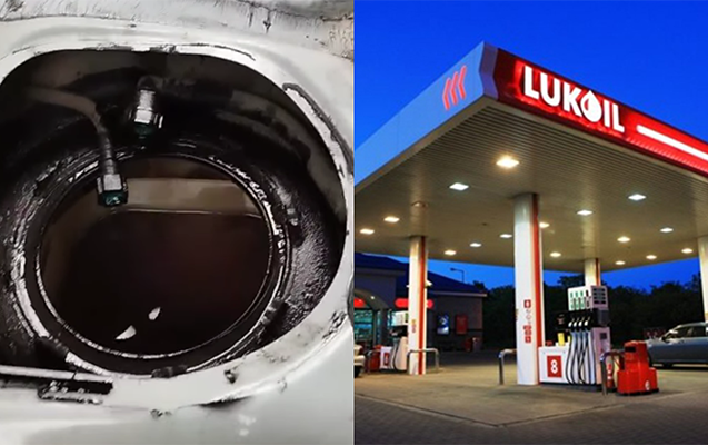 “Lukoil”da benzin yerinə su vurublar”