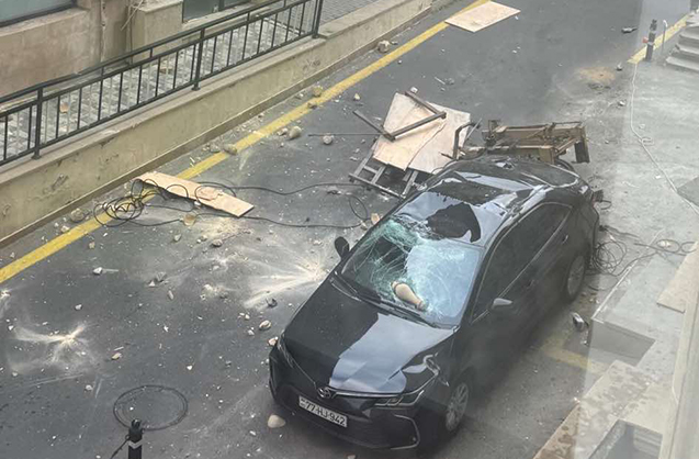 Mərkəzi küçədə bədbəxt hadisə