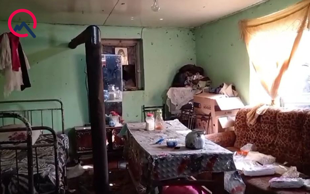 Partlayışın olduğu evdən görüntülər