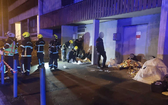 Fransada restorana qumbara atıldı