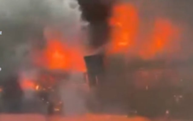 Zavoddakı yanğından yeni