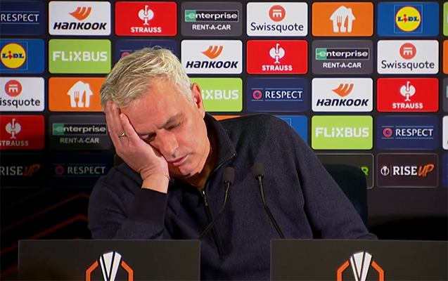 Jurnalistin sualı Mourinyonu bezdirdi