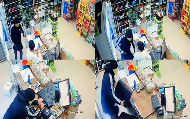 Bakıda mağazaya bıçaqlı hücum