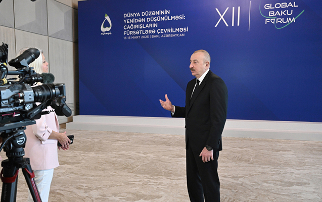 Prezident “Euronews”a müsahibə verib