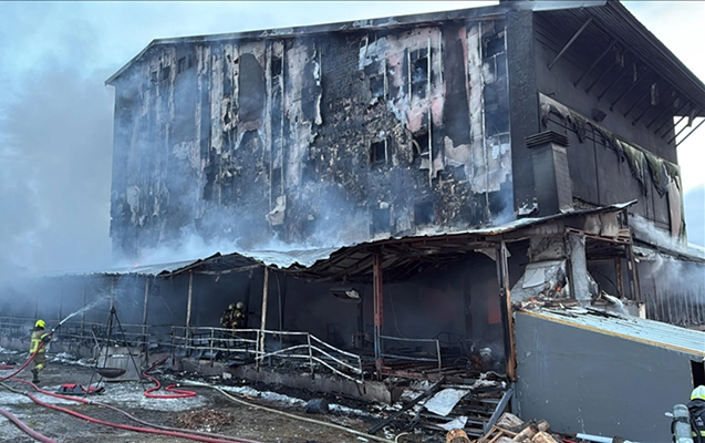 Türkiyədə hoteldə güclü yanğın