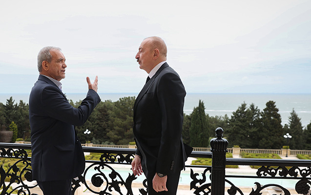 Prezidentlər Zuğulba iqamətgahında söhbət etdilər