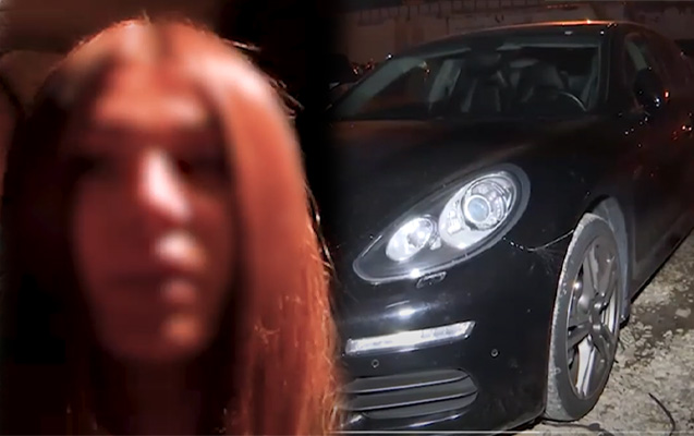 Bakıda “Porsche”ni sərxoş vəziyyətdə sürən qadın həbs edildi