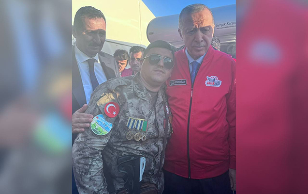 Qazimiz “TEKNOFEST”də Ərdoğanla görüşdü