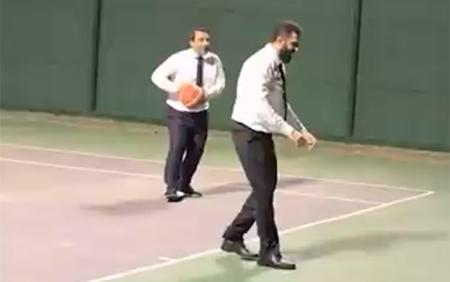 Basketbol oynadı, gündəm oldu