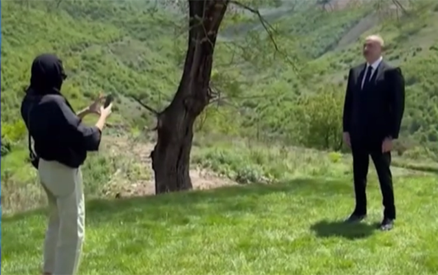 Prezidentlə xanımından səmimi