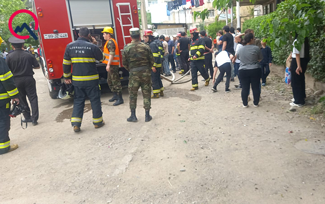 Gəncədə binada partlayış, ölən və yaralanan var