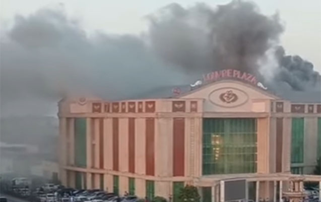 Şadlıq sarayında toy zamanı yanğın oldu