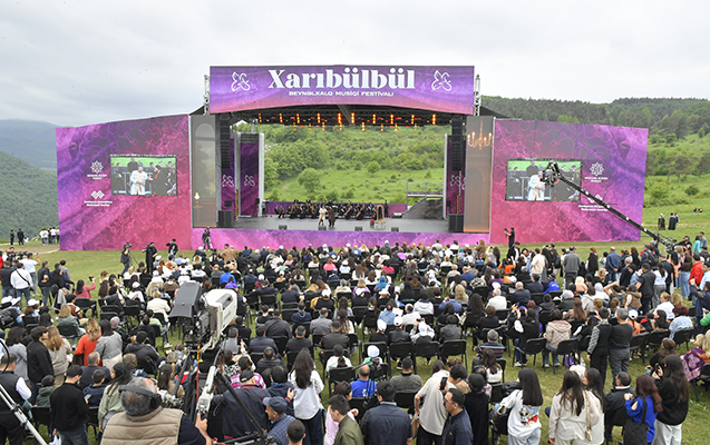 “Xarıbülbül” Musiqi Festivalı başa çatıb