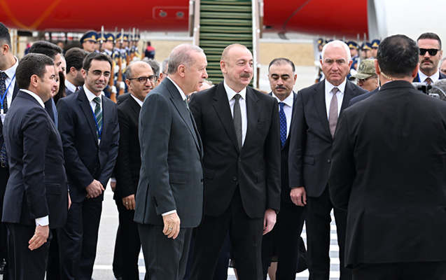 Prezident Laçın aeroportunun açılışından görüntülər paylaşdı