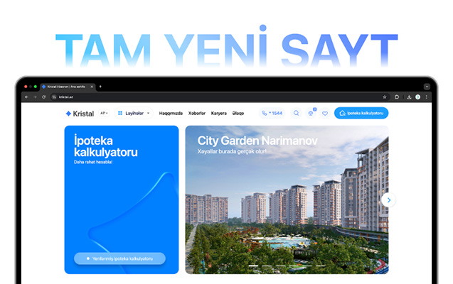 “Kristal”ın yeni veb-saytı istifadəyə verildi