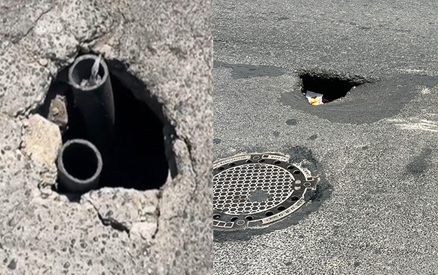 Bu yollarda da təhlükəli vəziyyət yaranıb