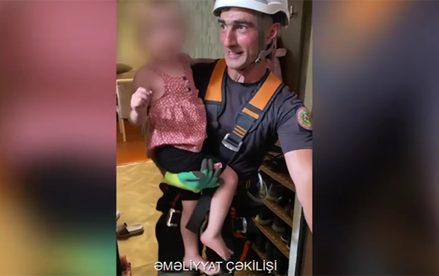 Köməksiz qalan azyaşlı belə xilas edildi